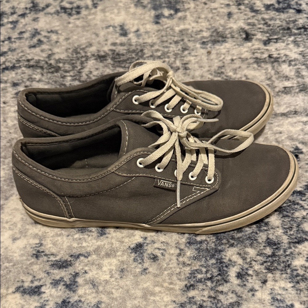 Vans Women’s Charcoal Lace-Up Sneakers